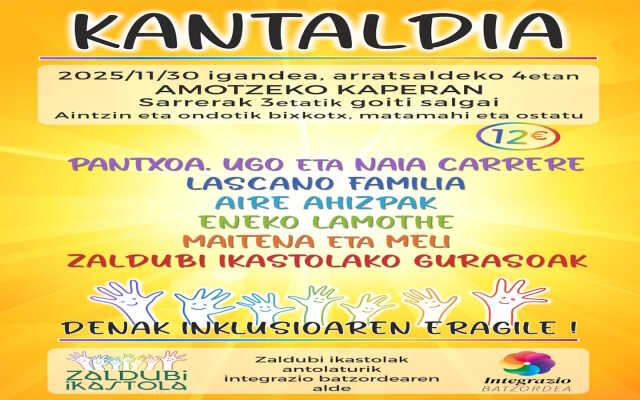 Kantaldia : chants basques