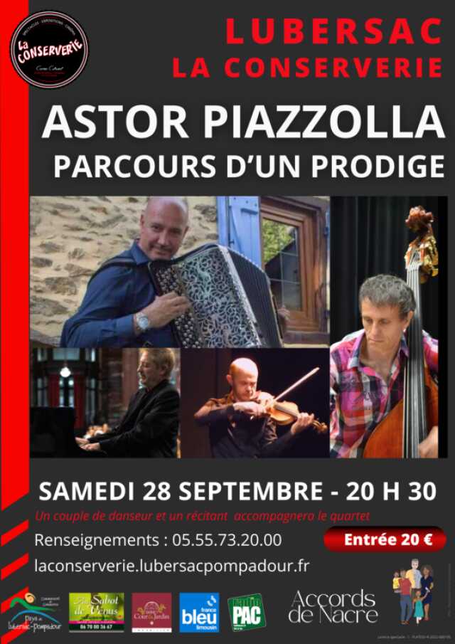 La Conserverie : Astor Piazzola, parcours d'un prodige