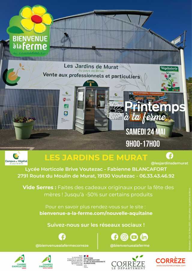 Les Jardins de Murat - Printemps à la Ferme - BAF