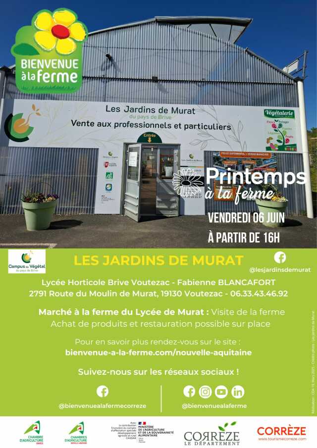 Les Jardins de Murat - Printemps à la Ferme - BAF