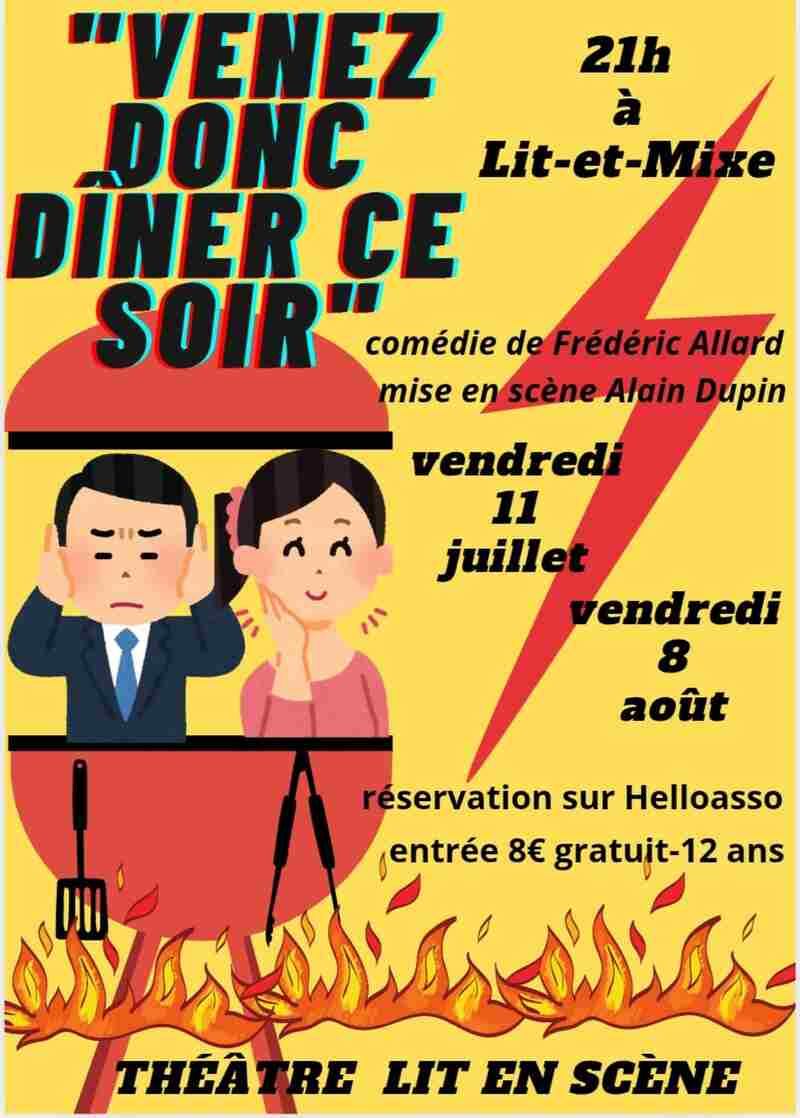 Théâtre «Venez donc dîner ce soir»