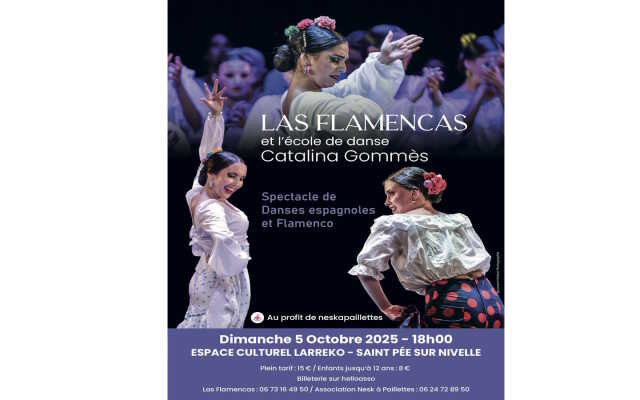 Danse : Las Flamencas et l'école de danse Catalina Gommès pour Nesk'à paillettes