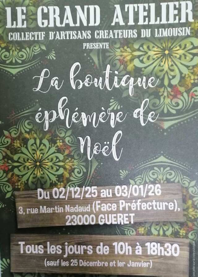 Boutique de noël : Le Grand Atelier