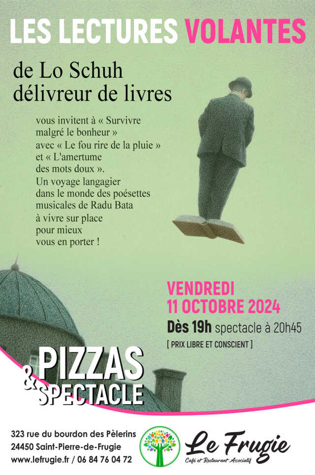 Pizzas et spectacle 