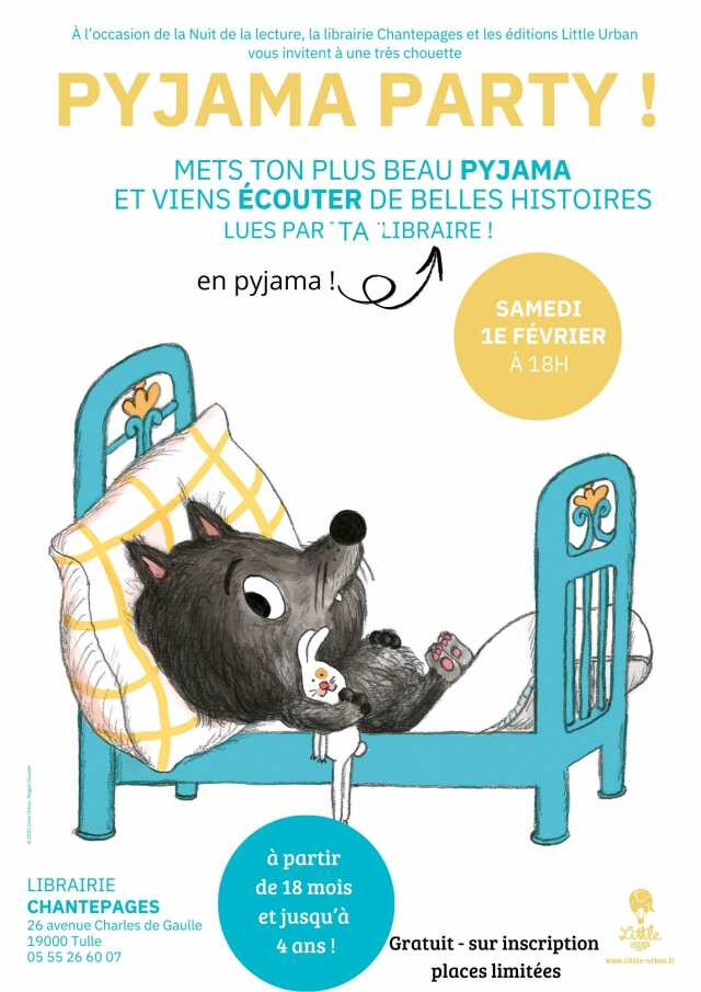 Librairie Chantepage : Pyjama party