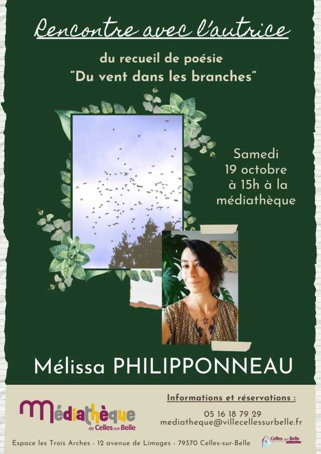 Rencontre avec Mélissa Philipponneau, autrice locale