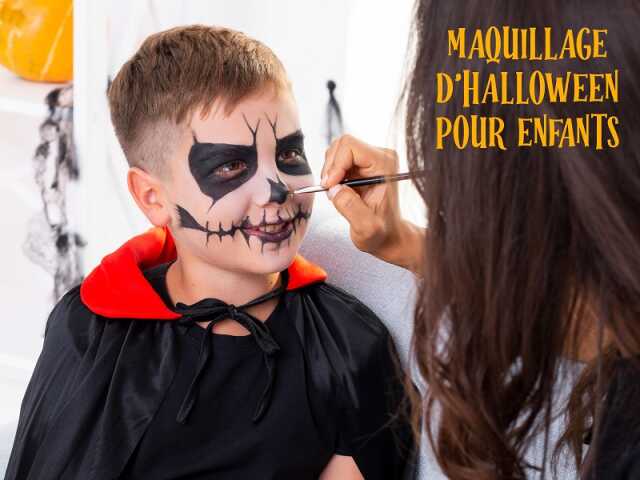 Maquillage d'Halloween pour enfants