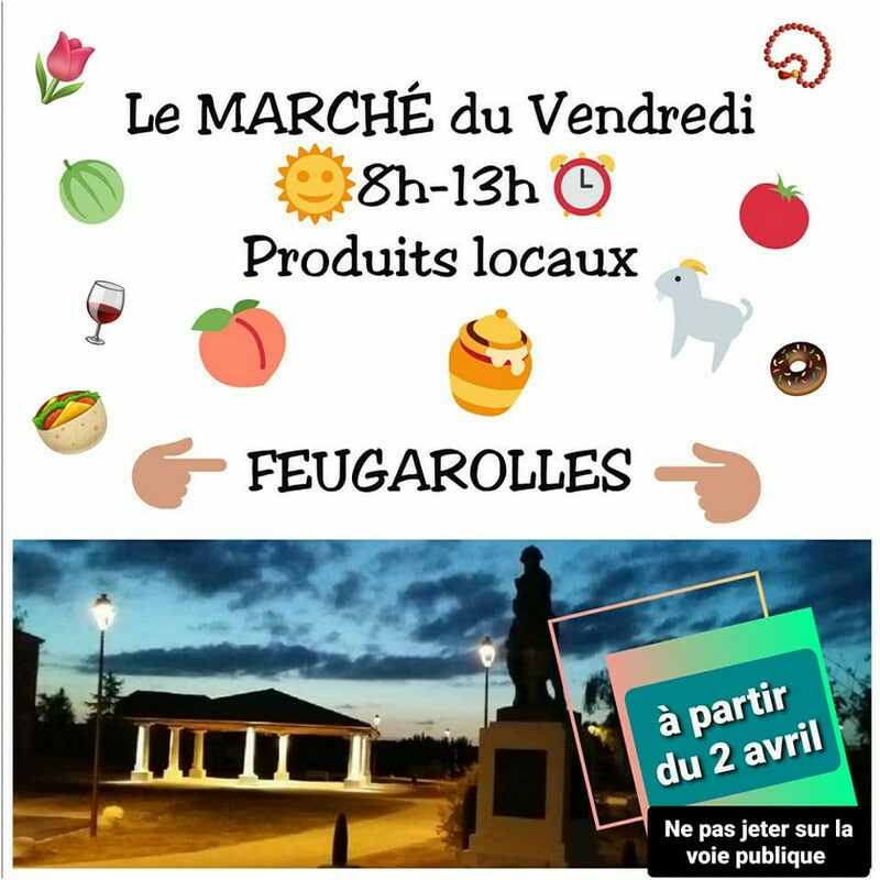 Marché traditionnel de Feugarolles