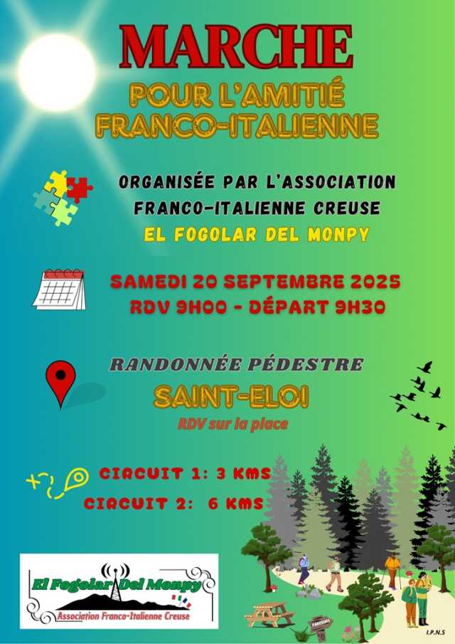 Marche pour l'amitié Franco-Italienne