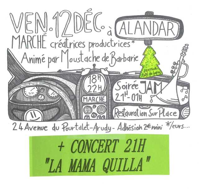 Marché de Noël d'Alandar et théâtre d'objet 