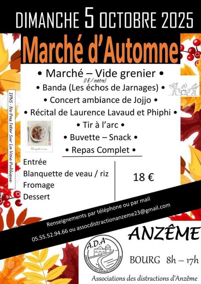 Marché d'automne