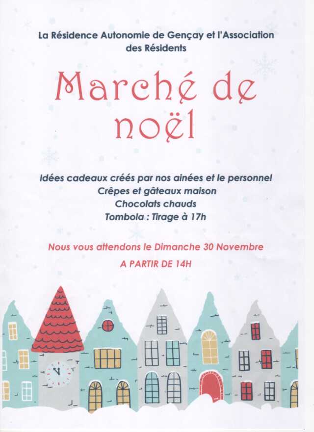 Marché de Noël de Gençay