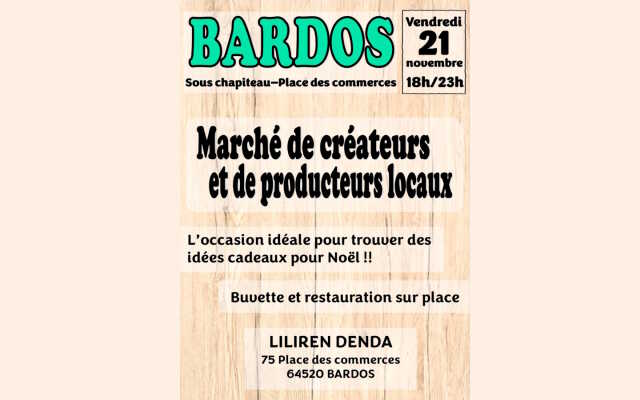 Marché de créateurs et producteurs locaux