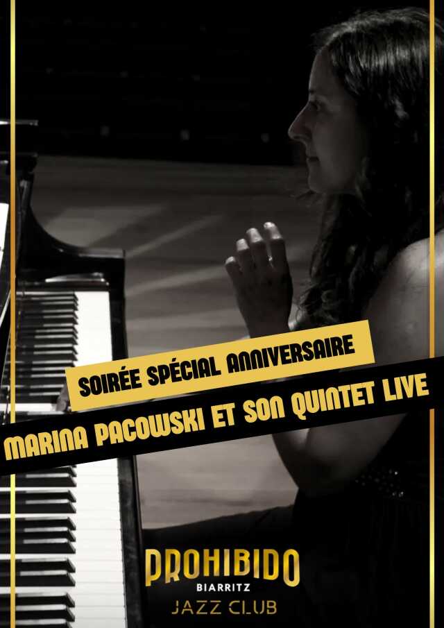 Prohibido Biarritz Jazz Club - Marina Pacowski et son Quintet Live