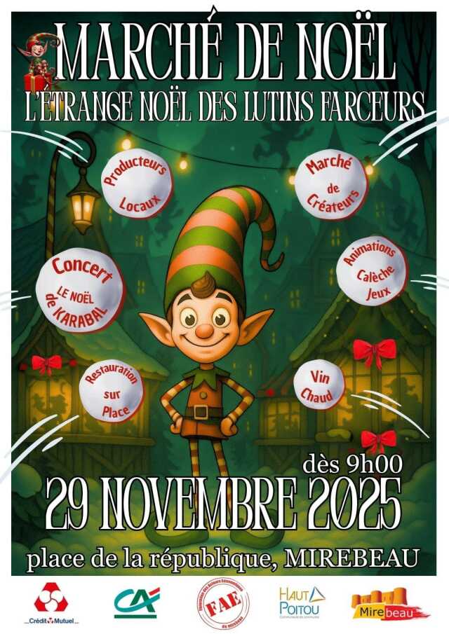 Marché de Noël - l'étrange Noël des lutins farceurs