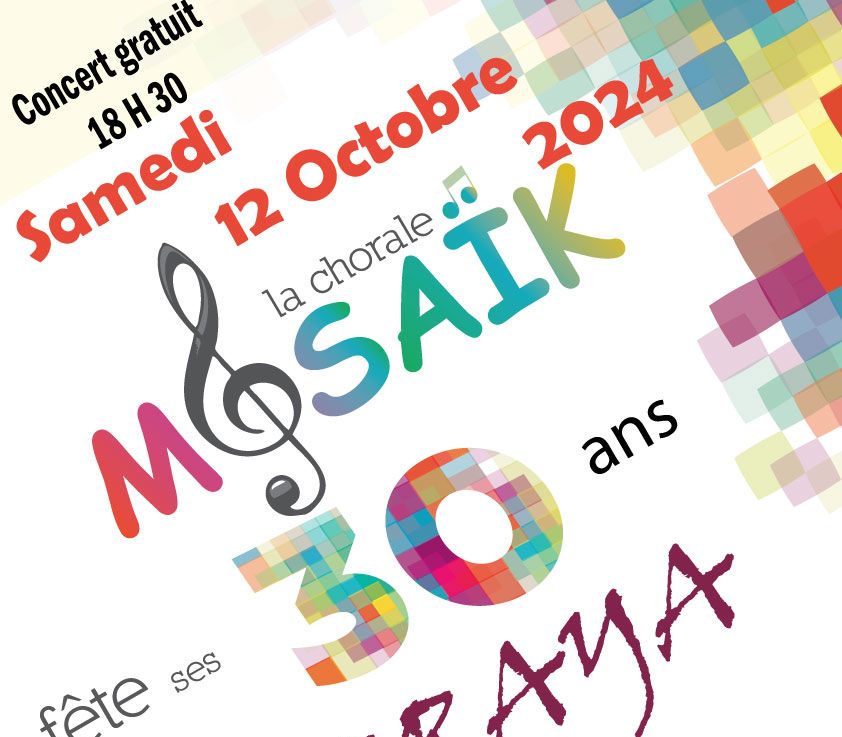 Soirée anniversaire de la Chorale Mozaïk