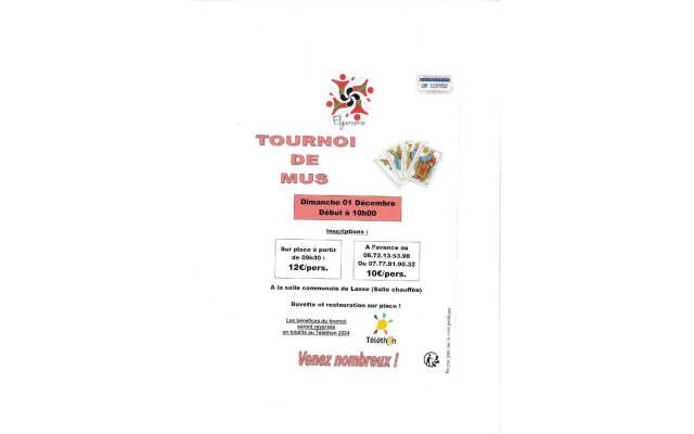 Téléthon : tournoi de mus