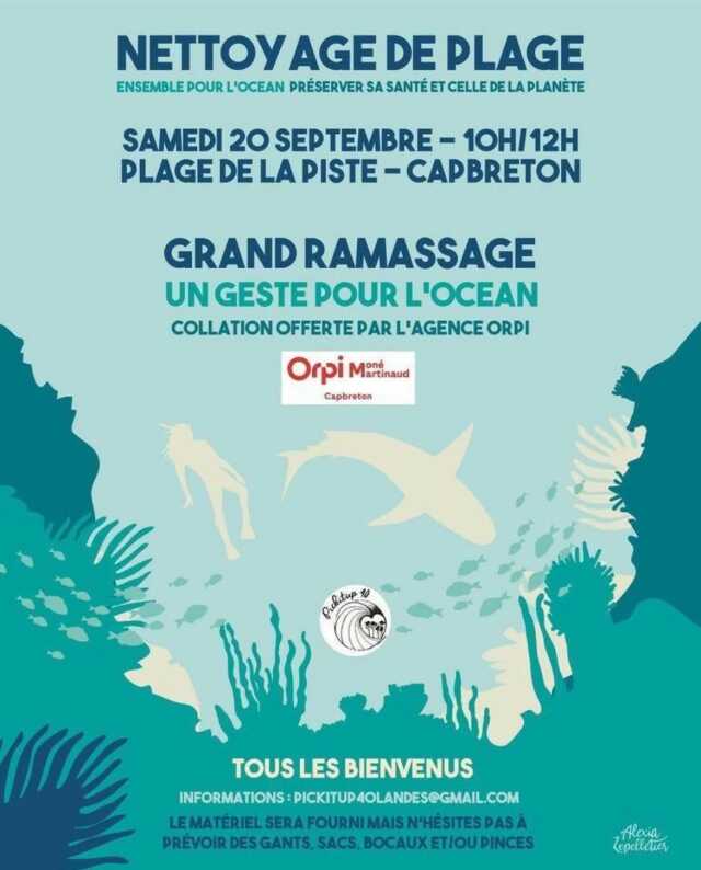 Nettoyage de plage