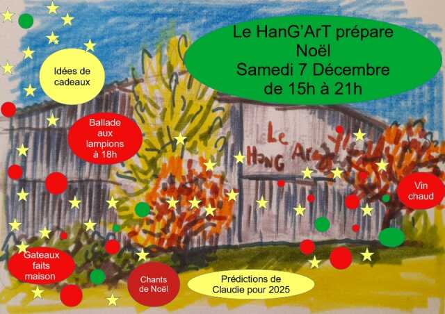 Le Hang'Art prépare Noël