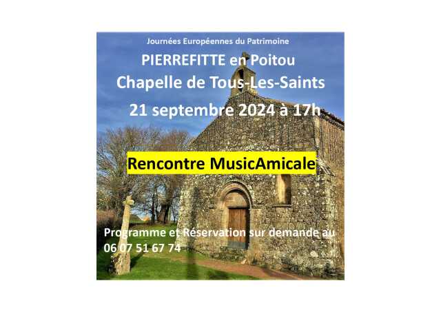 Journées du Patrimoine : Rencontre MusicAmicale