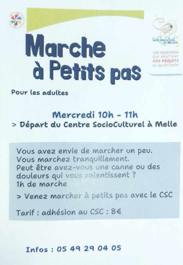 Marche à petits pas