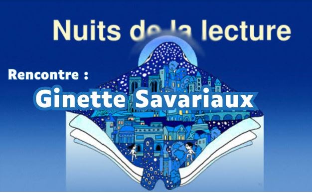 Réseau Lectures Nomades : Rencontre d'autrice Ginette SAVARIAUX