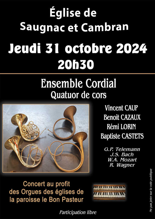 Concert quatuor de cors