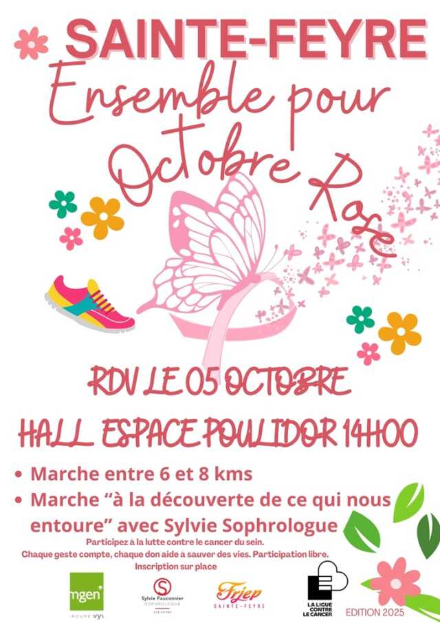 Octobre rose à Sainte-Feyre