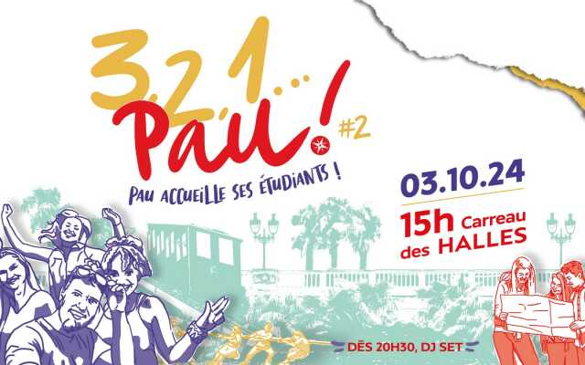 3,2,1... Pau accueille ses étudiants !