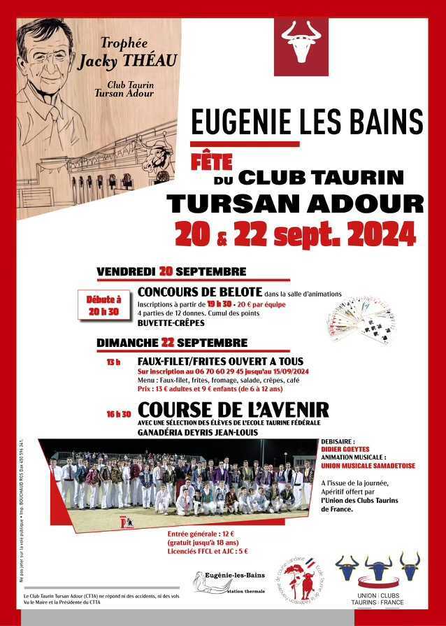 Fête du club taurin à Eugénie les Bains