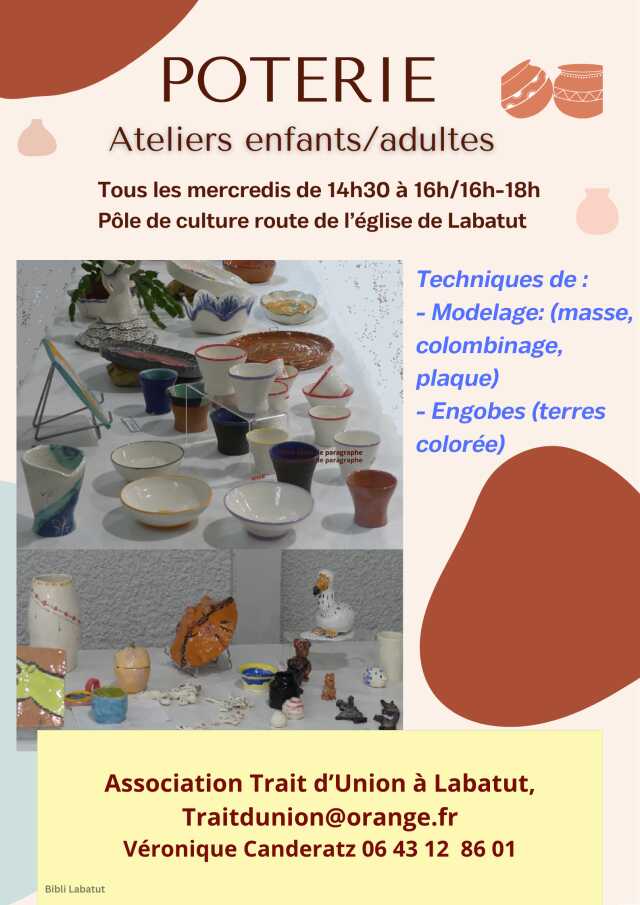 Cours de poterie