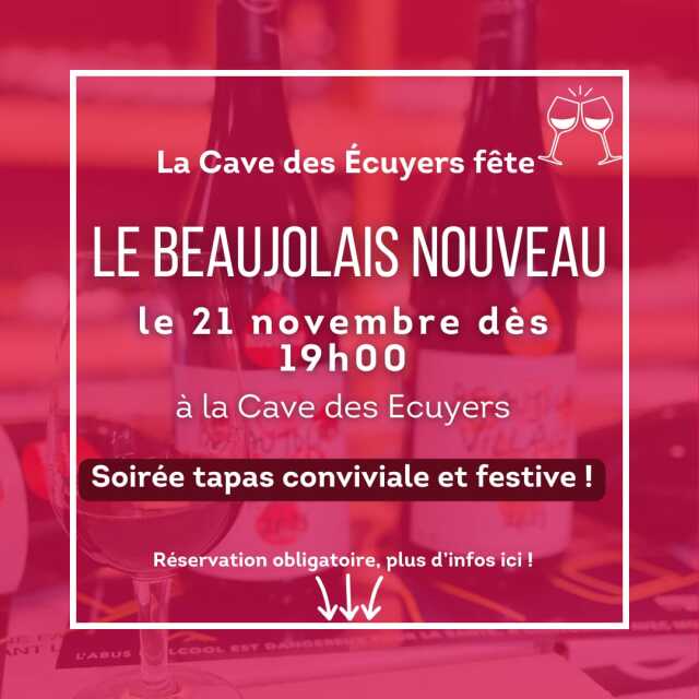 Soirée beaujolais nouveau à la Cave des écuyers