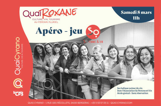 Quai Roxane . Apéro - jeu