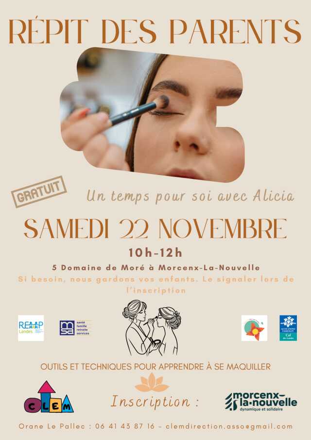Répit des parents - Un temps pour soi avec Alicia