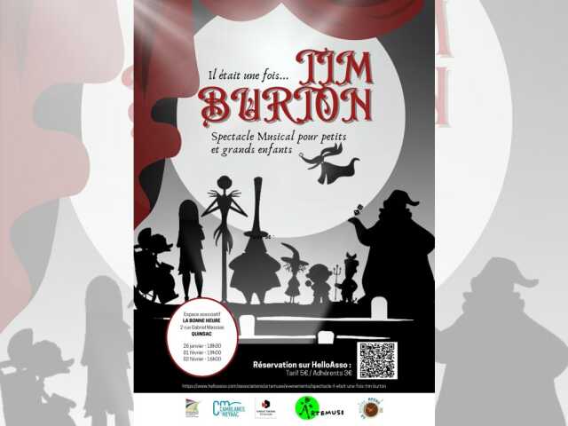 Spectacle Il était une fois... TIM BURTON