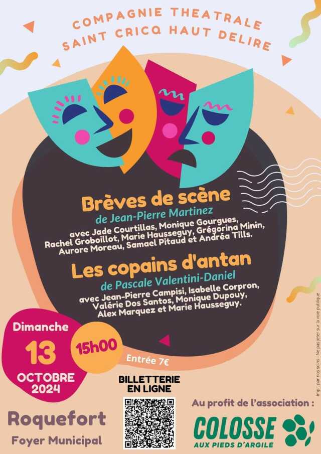 Théâtre : Brèves de scènes & Les copains d'antan