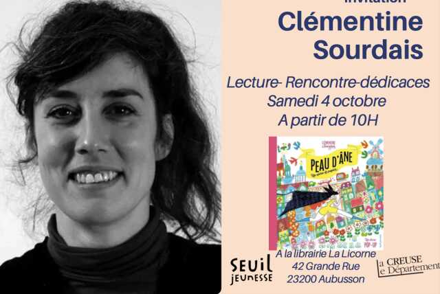 Clémentine SOURDAIS : Lecture-Rencontre-Dédicace