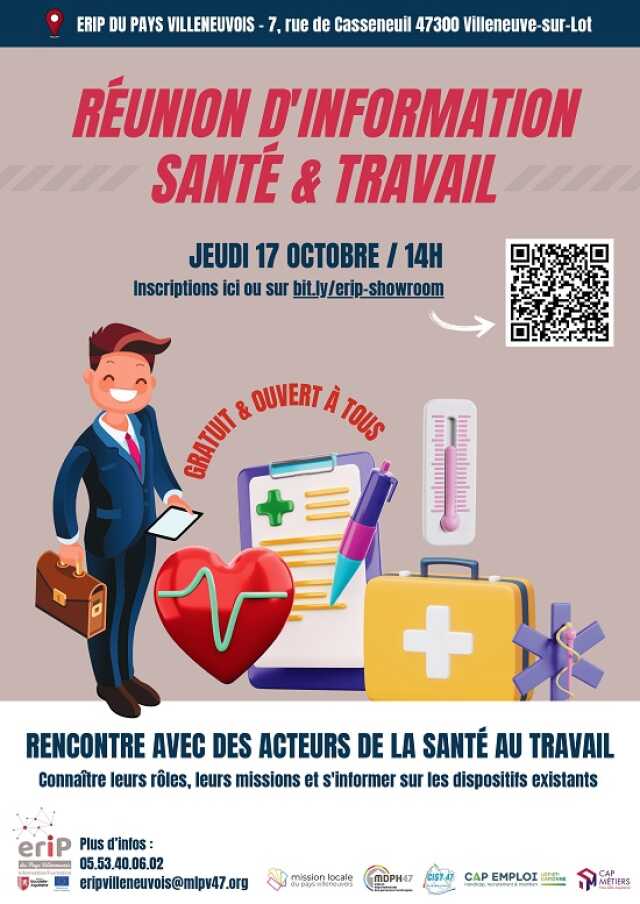 Réunion d'information santé et travail