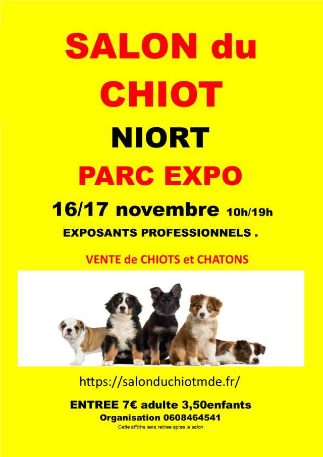 Salon du Chiot - au Parc Expo de Niort