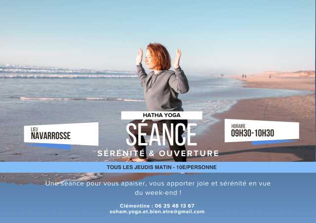 Yoga sérénité et ouverture