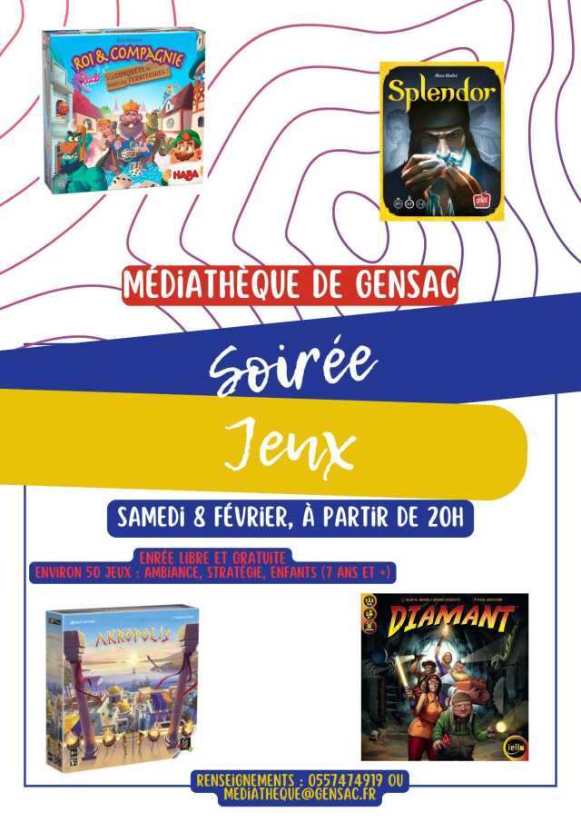 Soirée jeux de société