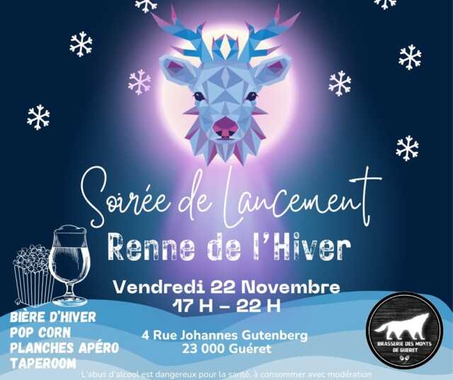 Soirée de lancement : Renne de l'Hiver