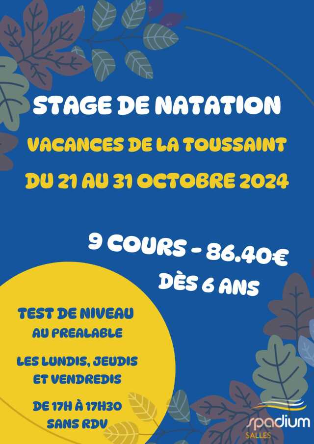 STAGE DE NATATION