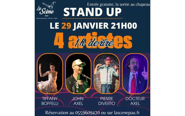 ??? Préparez-vous à une soirée pleine de rires avec une soirée stand up! ???