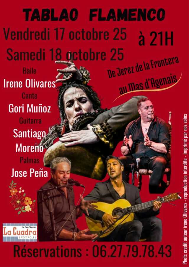 Tablao Flamenco - De Jerez de la Frontera au Mas D'Agenais