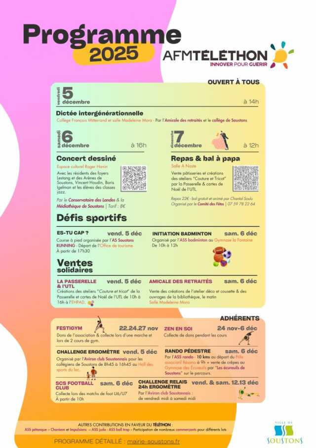 Vente solidaire - Téléthon