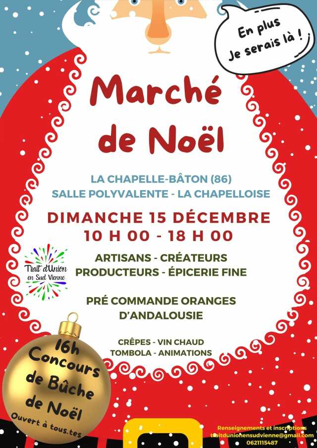 Marché de Noël à la Chapelle Bâton