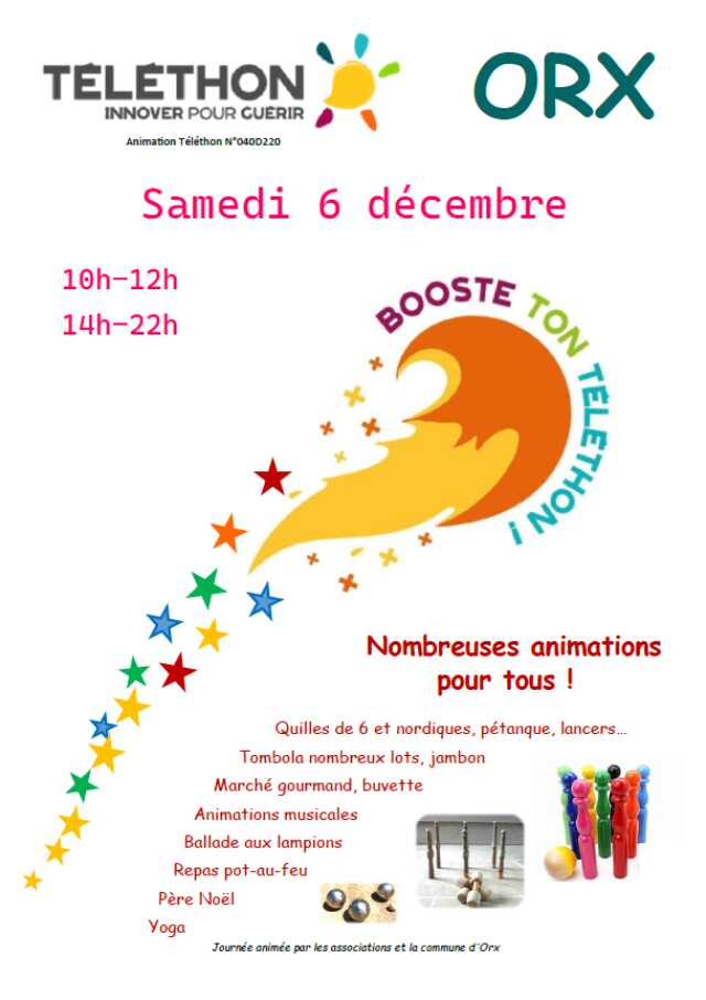 Téléthon à Orx
