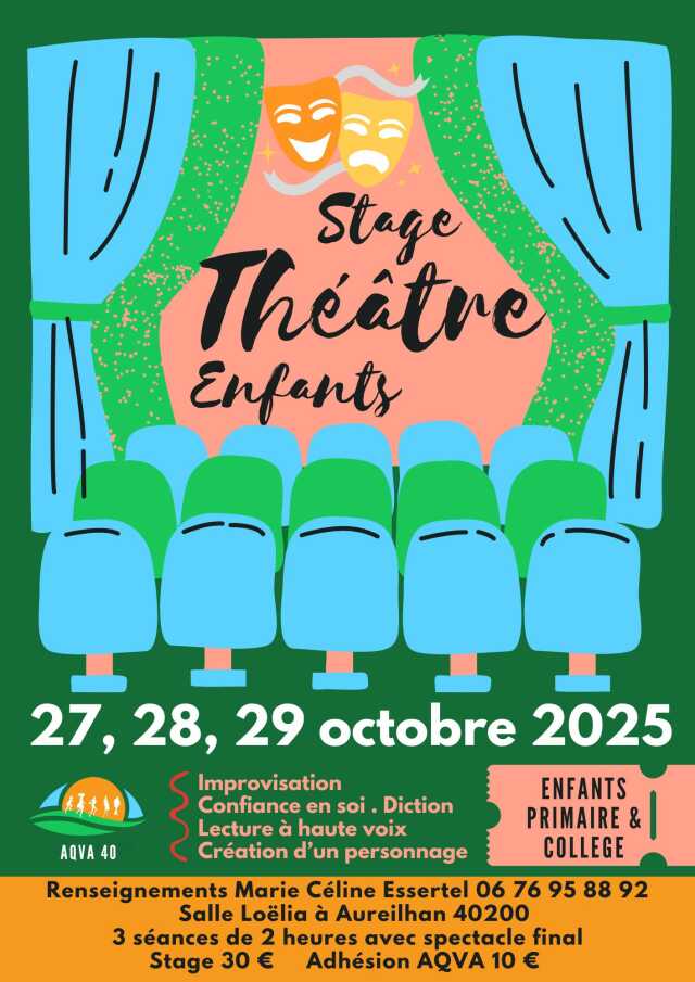 Stage de théâtre pour enfants