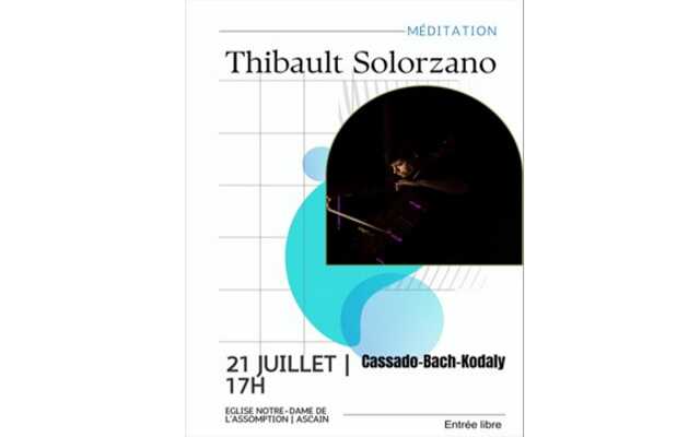Récital de violoncelle solo joué par Thibault Solorzano